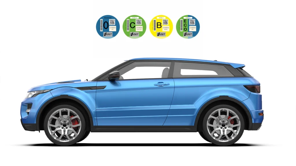 Distintivo medioambiental vehículo